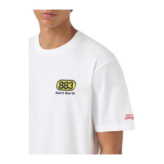 T-Shirt con grafica Hanno ucciso l'uomo ragno ARN0001 04621M MC2 SAINT BARTH 