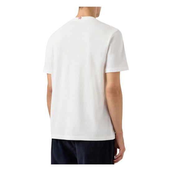 T-shirt in cotone invernale con stampa Vacanze di Natale ARN0004 00661M MC2 SAINT BARTH 
