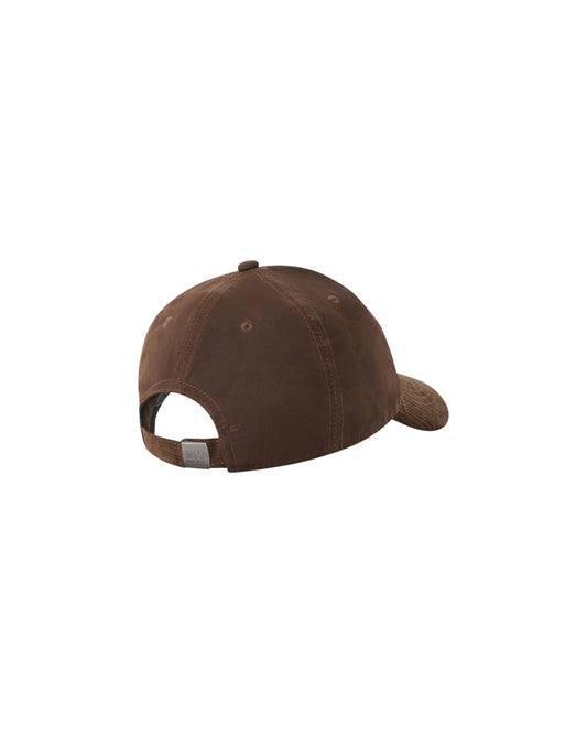 Cappello cerato in velluto a coste Marrone BASB0024 00128M MC2 SAINT BARTH 