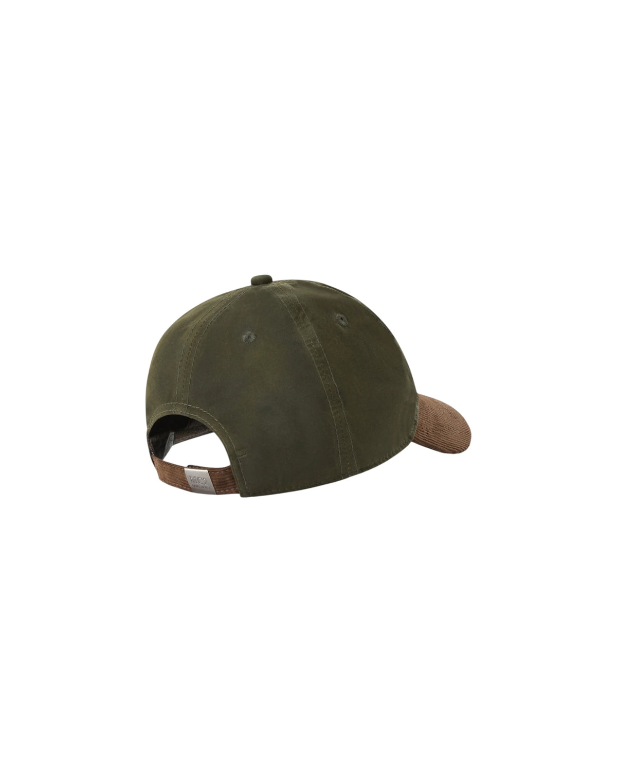 Cappello cerato in velluto a coste Verde/Marrone BASB0024 00131M MC2 SAINT BARTH 