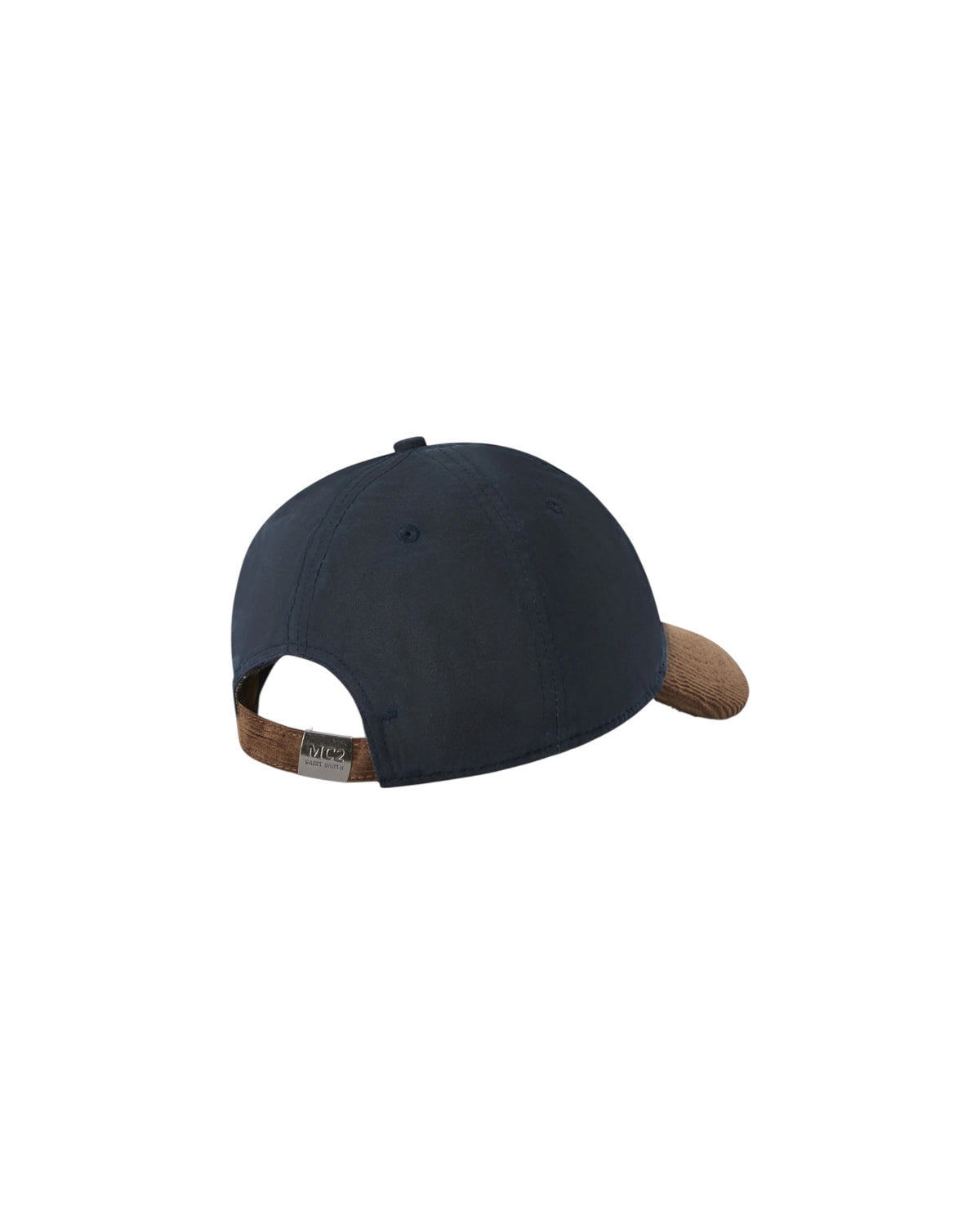 Cappello cerato in velluto a coste Marrone/Blu BASB0024 00165M MC2 SAINT BARTH 
