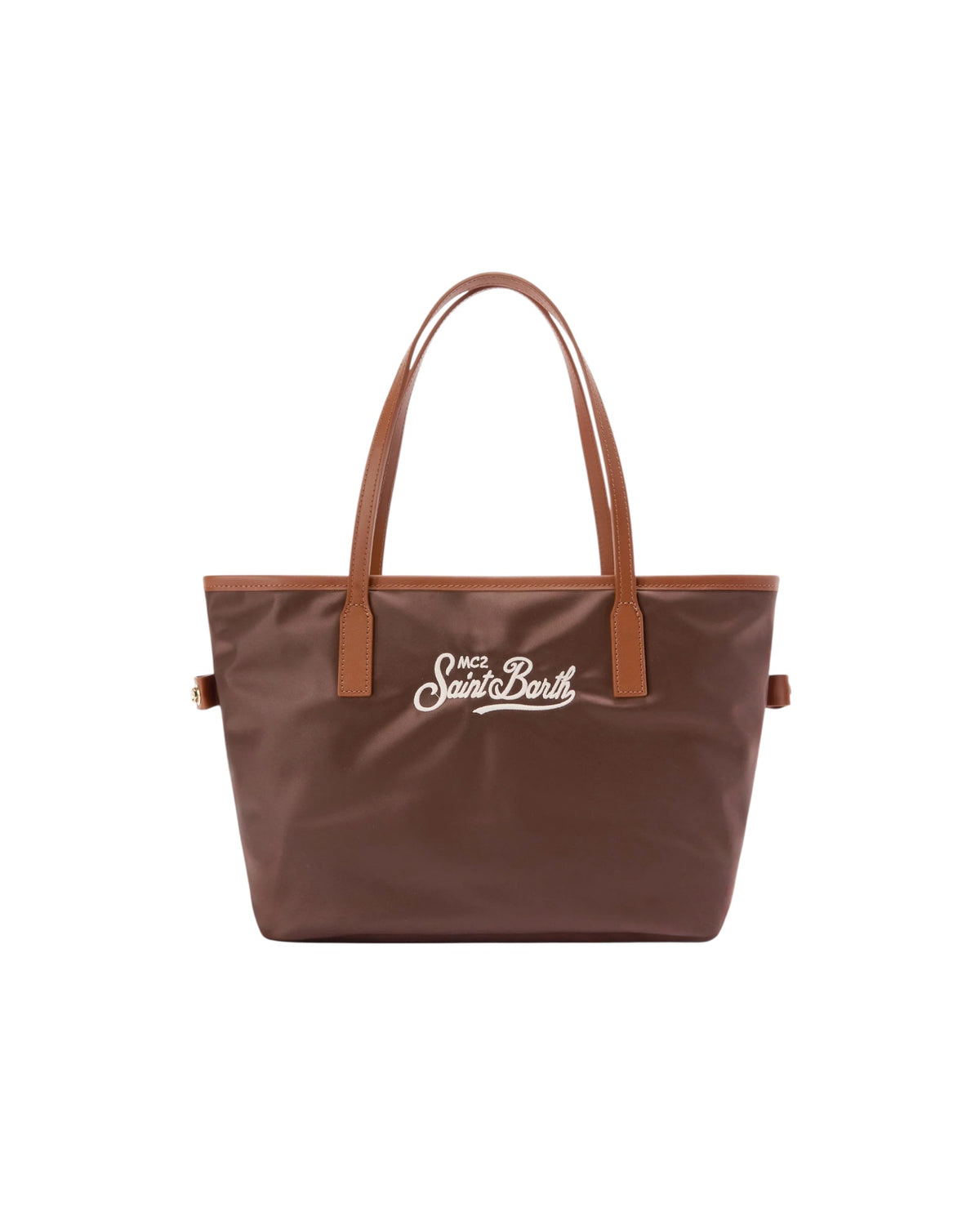 Borsa City Midi in nylon Marrone CB0004 00163M MC2 SAINT BARTH 