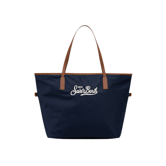 Borsa City Midi in nylon Blu CB0004 00165M MC2 SAINT BARTH 