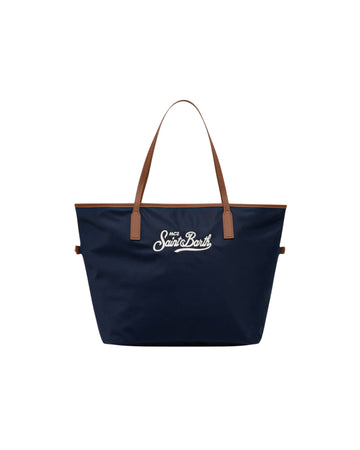 Borsa City Midi in nylon Blu CB0004 00165M MC2 SAINT BARTH 