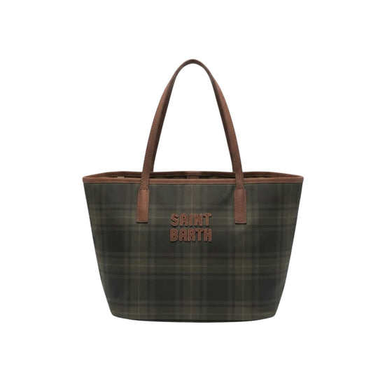 Borsa City Midi Wax Tartan CBMID003 00405M MC2 SAINT BARTH 