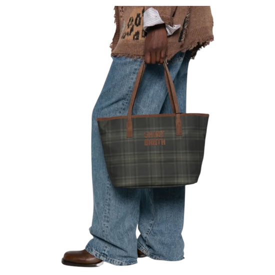 Borsa City Midi Wax Tartan CBMID003 00405M MC2 SAINT BARTH 