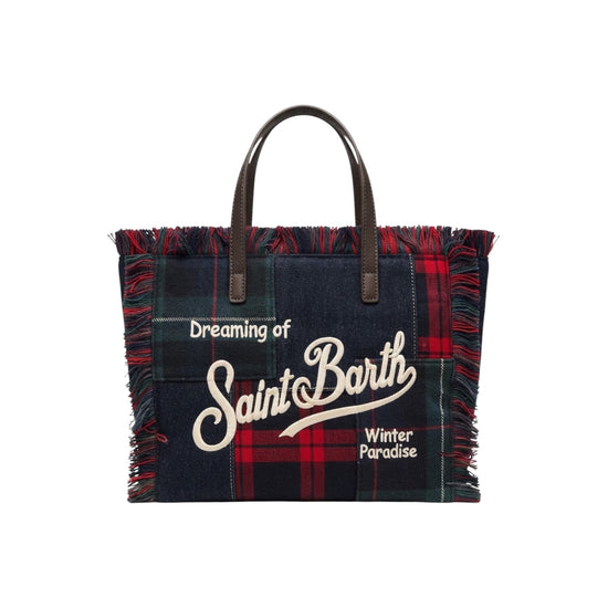 Borsa Colette Patchwork Tartan COL0045 00597M MC2 SAINT BARTH 