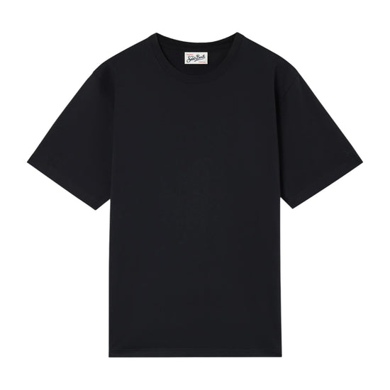 T-Shirt in cotone Black EEY0001 00068M MC2 SAINT BARTH 