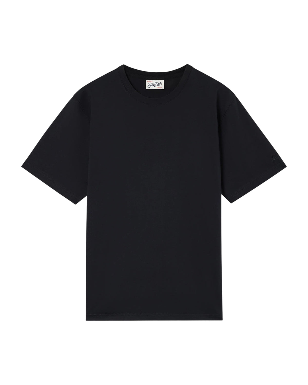 T-Shirt in cotone Black EEY0001 00068M MC2 SAINT BARTH 