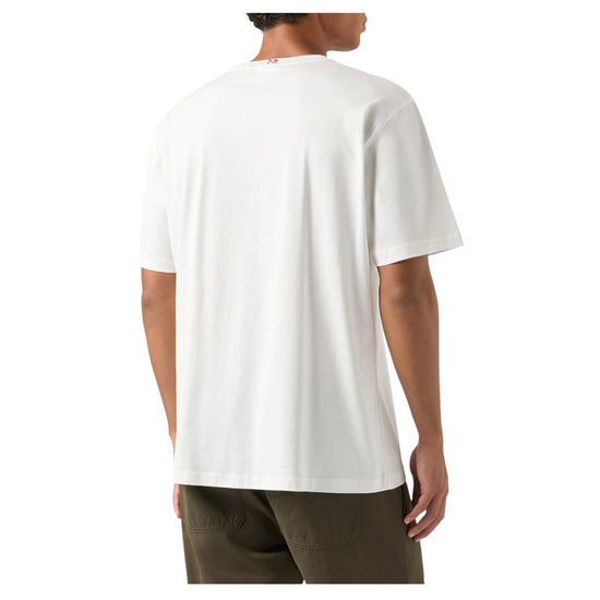 T-Shirt in cotone White EEY0001 00246M MC2 SAINT BARTH 