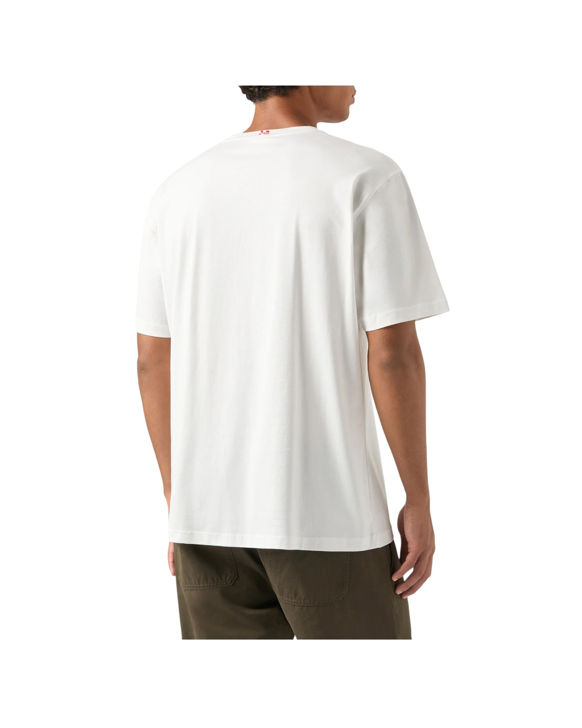 T-Shirt in cotone White EEY0001 00246M MC2 SAINT BARTH 