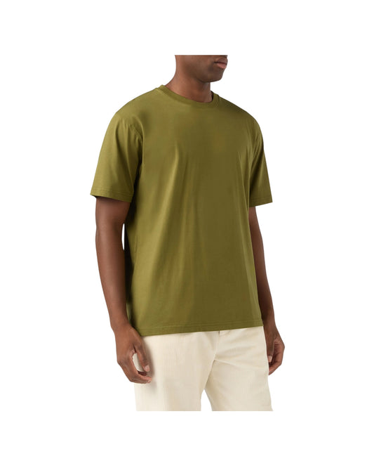 T-Shirt in cotone Light military EEY0001 00436M MC2 SAINT BARTH 