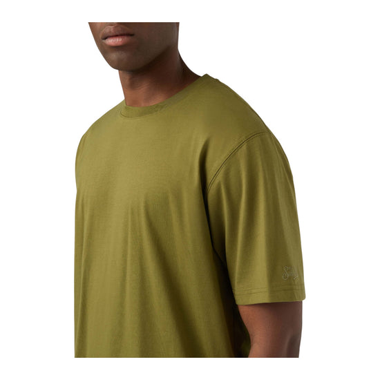 T-Shirt in cotone Light military EEY0001 00436M MC2 SAINT BARTH 