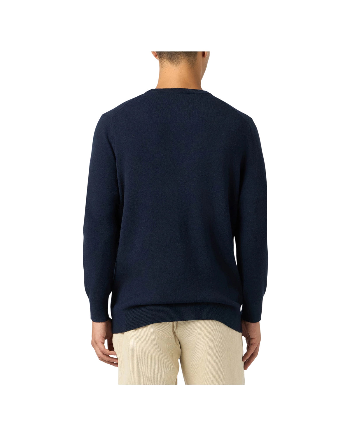 Maglioen Blu con ricamo Sole whisky e sei in pole position HER0024 03244M MC2 SAINT BARTH 