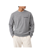 Maglione Grigio con ricamo Delicatissimo