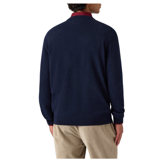 Maglione Blu con ricamo Moglie in vacanza inizia la danza HER0024 03484M MC2 SAINT BARTH 