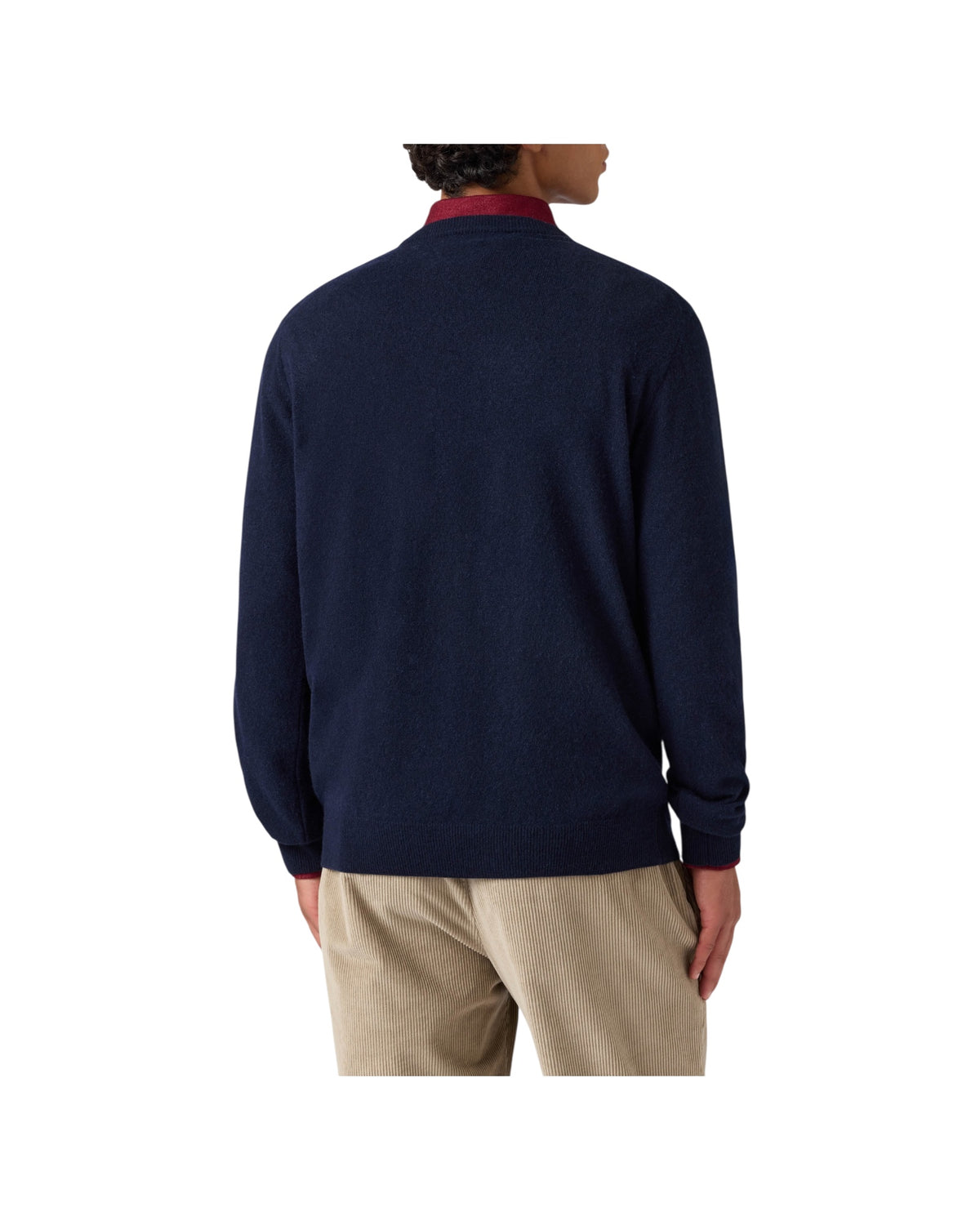 Maglione Blu con ricamo Moglie in vacanza inizia la danza HER0024 03484M MC2 SAINT BARTH 