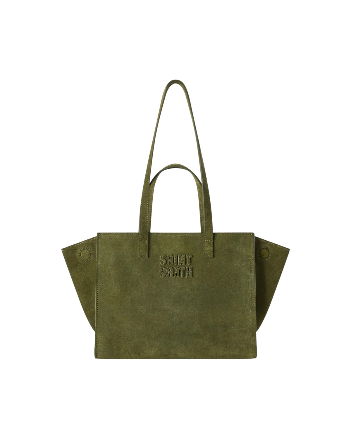 Borsa in camoscio Verde JOBAM01 00662M MC2 SAINT BARTH 
