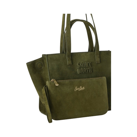 Borsa in camoscio Verde JOBAM01 00662M MC2 SAINT BARTH 
