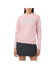 Maglione misto cashmere Rosa con jaquard lurex