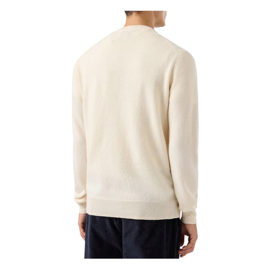 Maglione in Lambswool Off white REGE011 00023M MC2 SAINT BARTH 