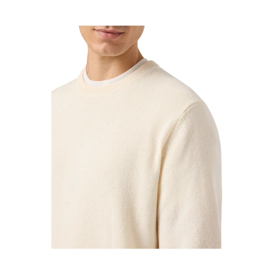 Maglione in Lambswool Off white REGE011 00023M MC2 SAINT BARTH 