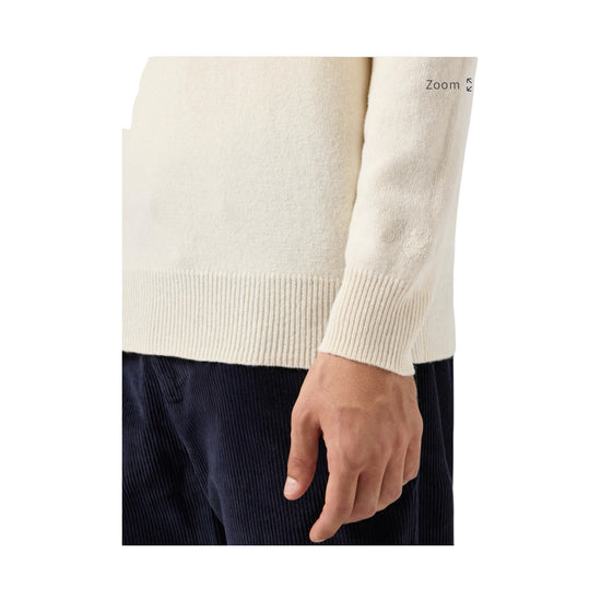Maglione in Lambswool Off white REGE011 00023M MC2 SAINT BARTH 