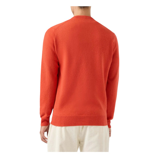 Maglione in Lambswool Orange REGE011 00035M MC2 SAINT BARTH 