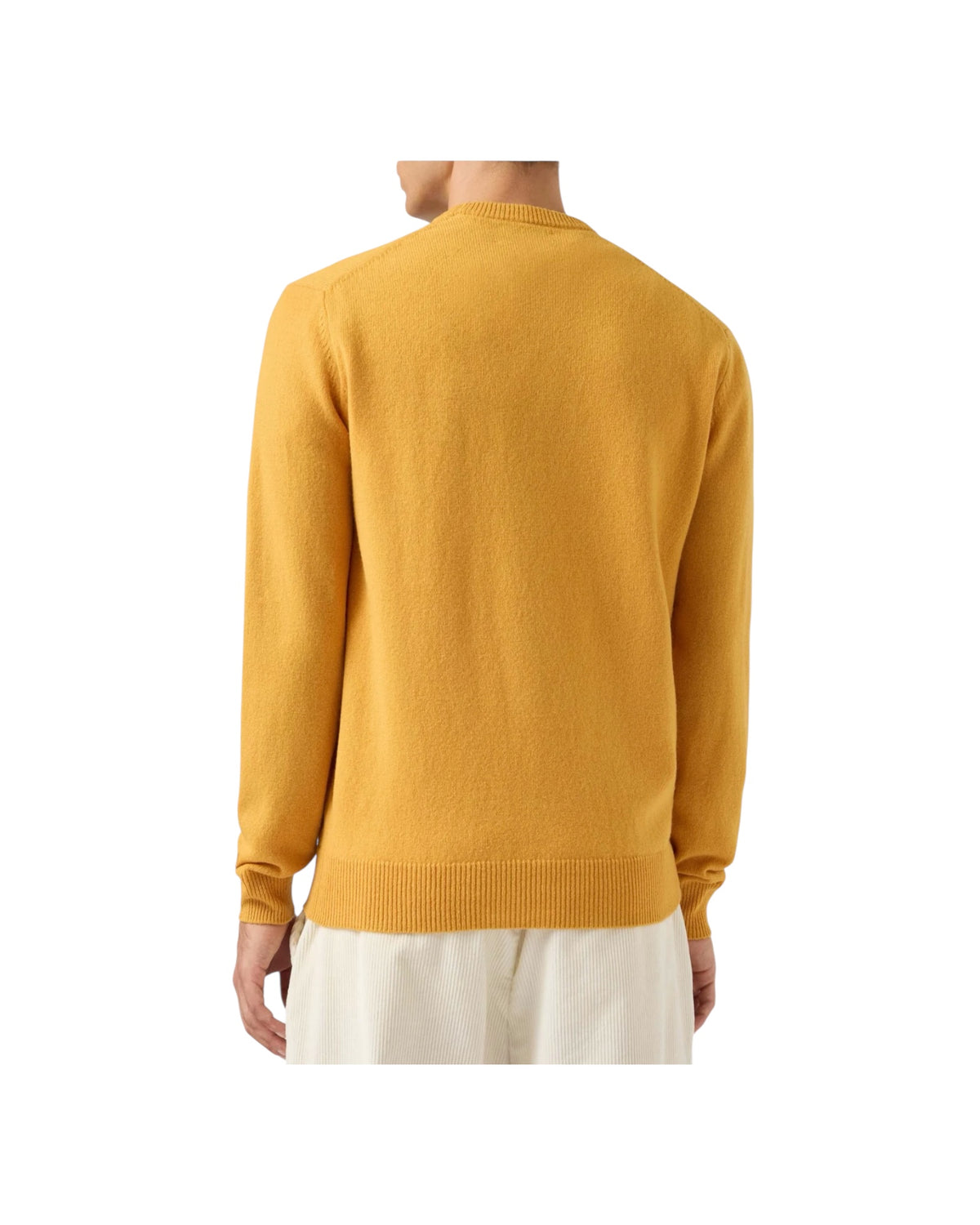 Magliore in lambswool Mustard REGE011 00067M MC2 SAINT BARTH 