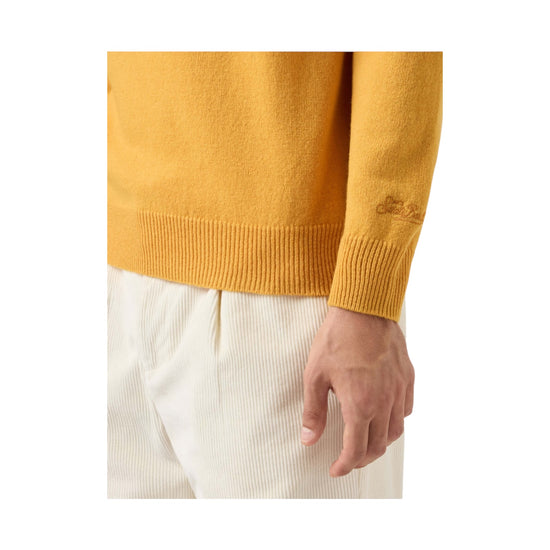 Magliore in lambswool Mustard REGE011 00067M MC2 SAINT BARTH 