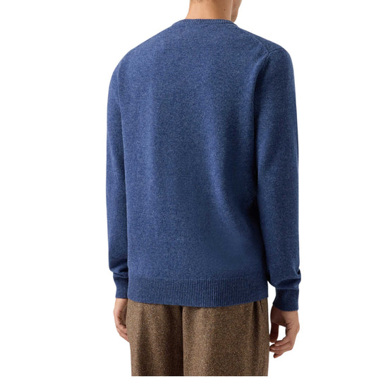 Maglione in lambswool Denim REGE011 00025M MC2 SAINT BARTH 