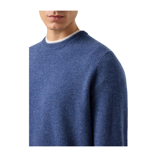 Maglione in lambswool Denim REGE011 00025M MC2 SAINT BARTH 