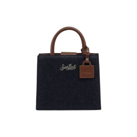 Borsa Shop Mini in pelle Denim dark SHBM0002 00717M MC2 SAINT BARTH 