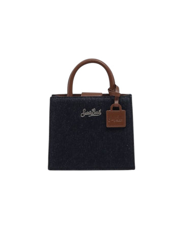 Borsa Shop Mini in pelle Denim dark SHBM0002 00717M MC2 SAINT BARTH 