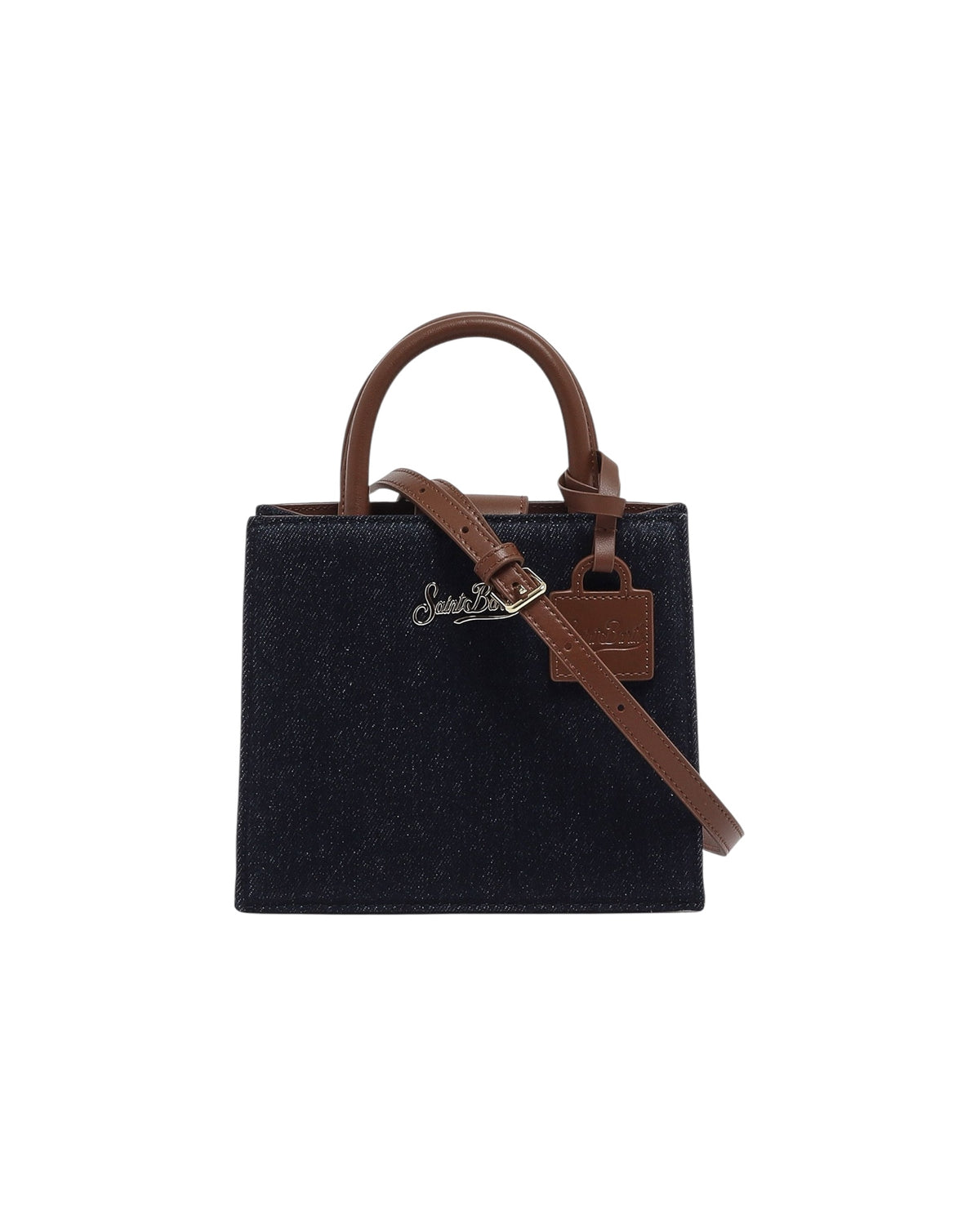 Borsa Shop Mini in pelle Denim dark SHBM0002 00717M MC2 SAINT BARTH 