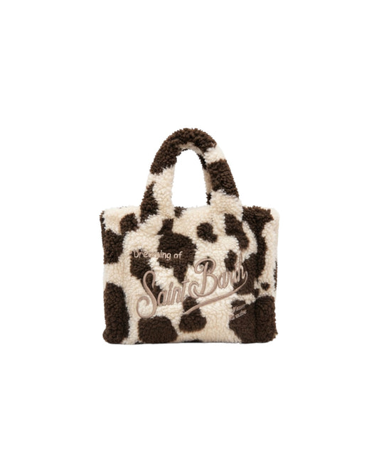 Borsa Mini Vanity Teddy Cow skin VAMI029 01973M MC2 SAINT BARTH 