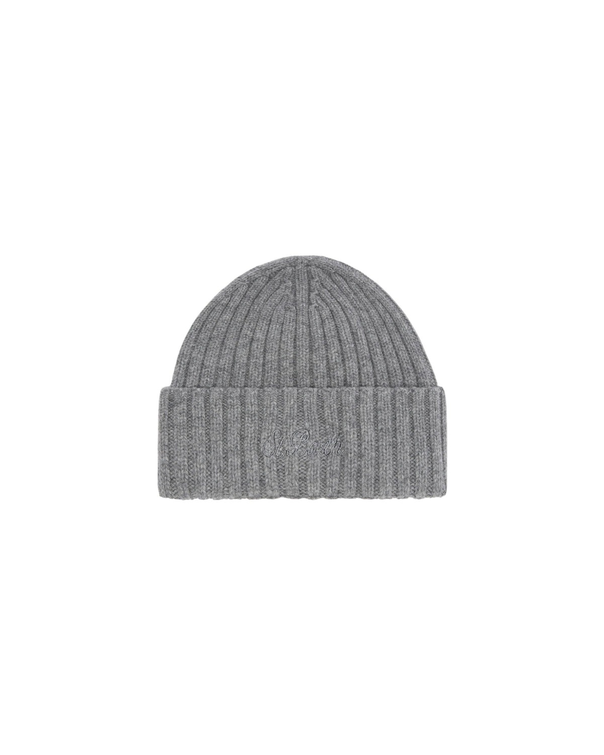Cappello in lana merino Grey melange WENG027 00021M MC2 SAINT BARTH 
