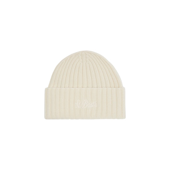 Cappello in lana merino Off white WENG027 00023M MC2 SAINT BARTH 