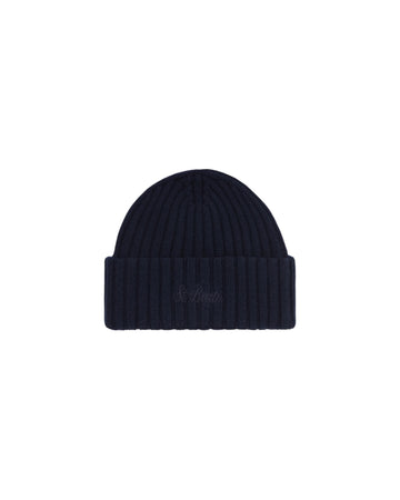 Cappello in lana merino Night blue WENG027 00044M MC2 SAINT BARTH 