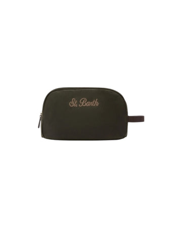 Beauty in tessuto cerato Verde militare WES0011 00131M MC2 SAINT BARTH 