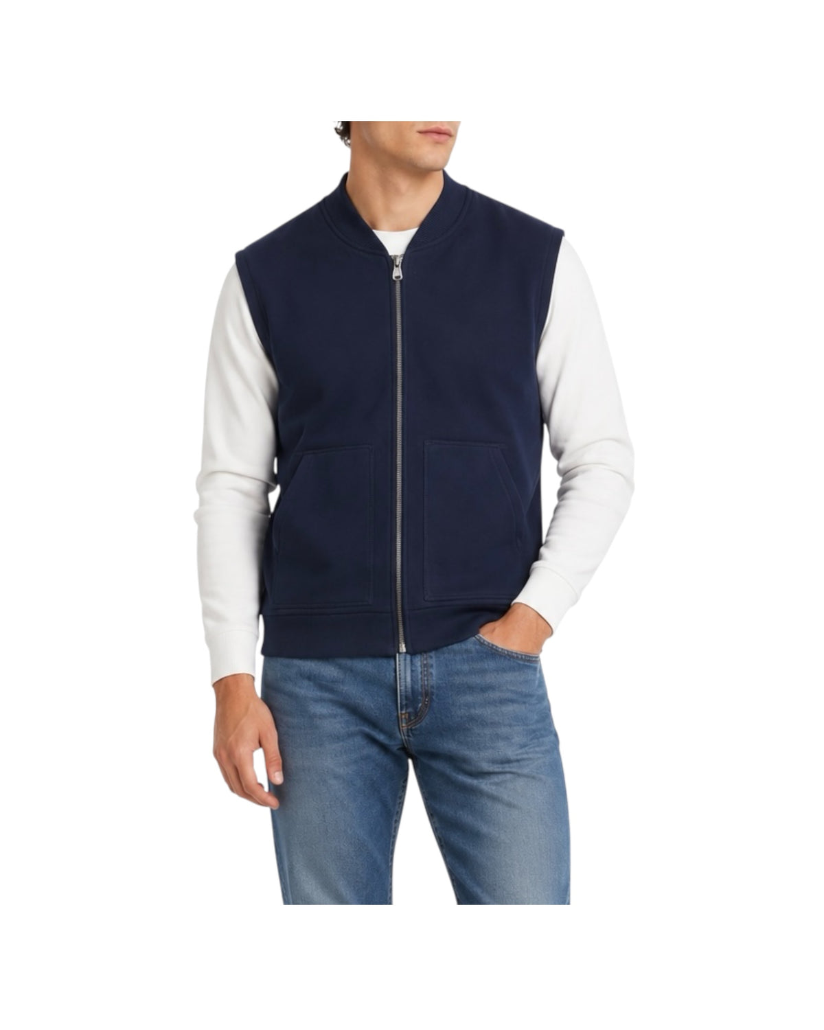 Gilet in felpa Blu WILLER BLU MENTORE 