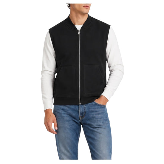 Gilet in felpa Nero WILLER NERO MENTORE 
