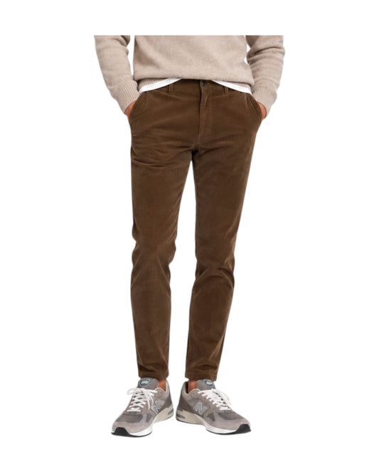 Pantalone Soho velluto 1000 righe Dark brown 005 SOHO VELLUTO 1000 RIGHE DARK BROWN MODFITTERS 