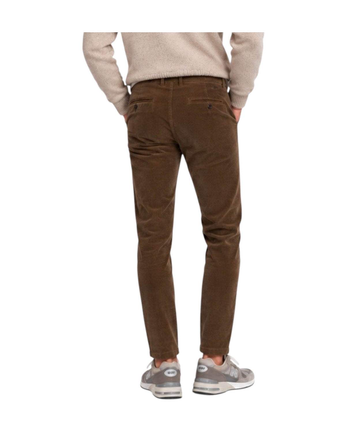 Pantalone Soho velluto 1000 righe Dark brown 005 SOHO VELLUTO 1000 RIGHE DARK BROWN MODFITTERS 