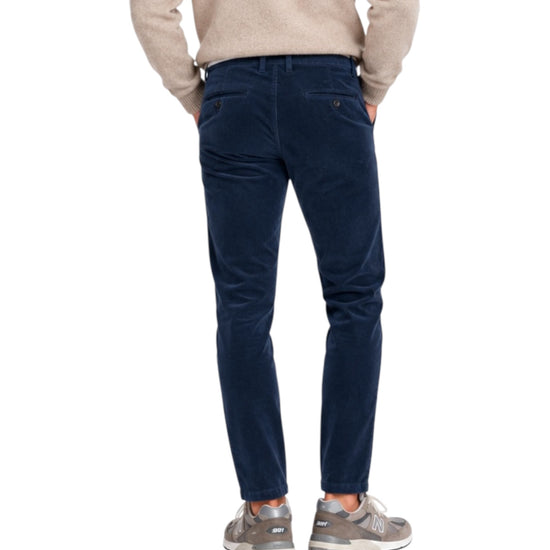 Pantalone Soho velluto 1000 righe Dark navy 005 SOHO VELLUTO 1000 RIGHE DARK NAVY MODFITTERS 