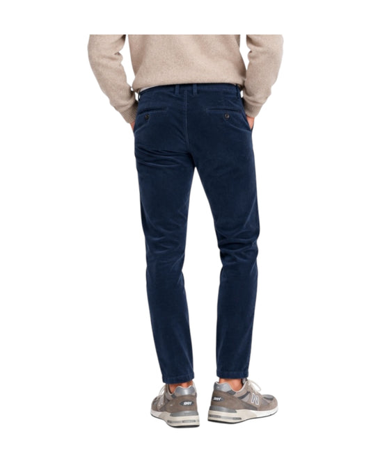 Pantalone Soho velluto 1000 righe Dark navy 005 SOHO VELLUTO 1000 RIGHE DARK NAVY MODFITTERS 