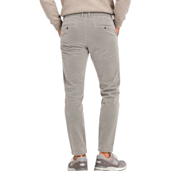 Pantalone Soho velluto 1000 righe Mid grey 005 SOHO VELLUTO 1000 RIGHE MID GREY MODFITTERS 