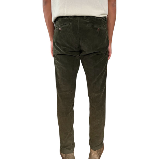 Pantalaccio Bristol velluto 500 righe Army 019 BRISTOL VELLUTO 500 RIGHE ARMY MODFITTERS 