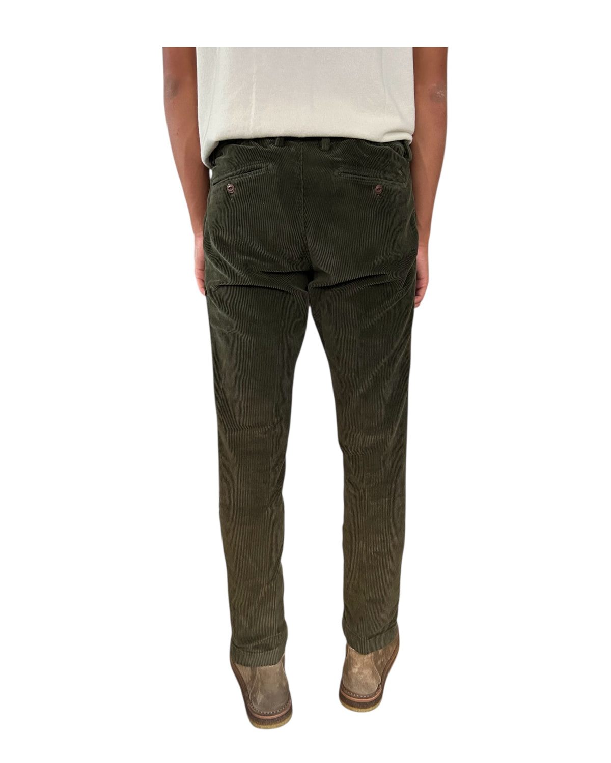 Pantalaccio Bristol velluto 500 righe Army 019 BRISTOL VELLUTO 500 RIGHE ARMY MODFITTERS 