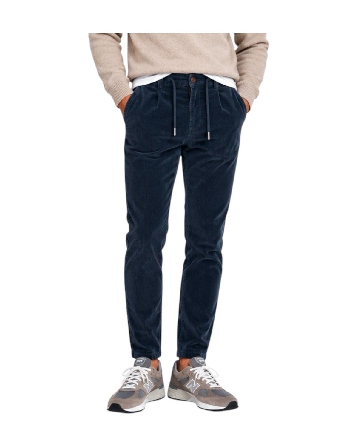 Pantalaccio Bristol velluto 500 righe Dark navy 019 BRISTOL VELLUTO 500 RIGHE DARK NAVY MODFITTERS 
